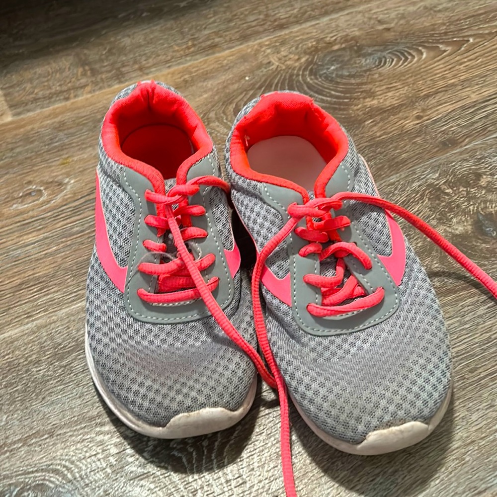 nice pink and grey shoes